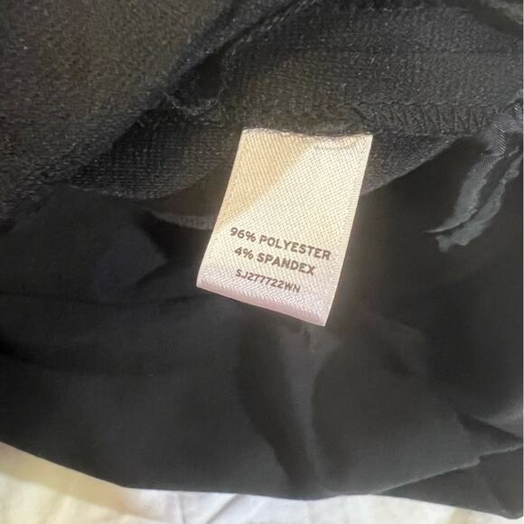 Sejour Collarless Half Sleeve Ponte Knit Zip Up Jacket sz 16W - Picture 4 of 12